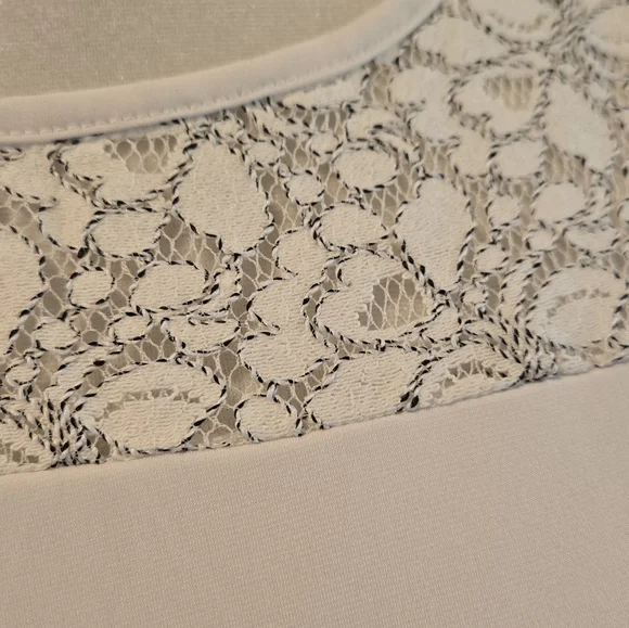 Calvin Klein White Lace Accent Tank Top - Picture 5 of 8